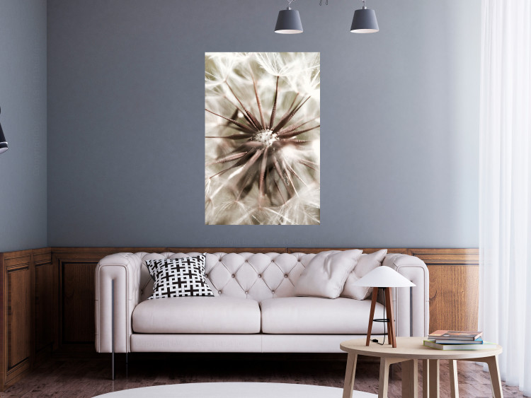 Poster Close to Nature - summer composition with a delicate dandelion flower 135825 additionalImage 20