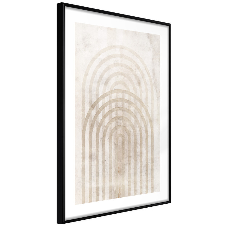 Wall Poster Interweave - beige composition with a unique abstraction in scandi boho style 137225 additionalImage 15