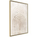 Wall Poster Interweave - beige composition with a unique abstraction in scandi boho style 137225 additionalThumb 16