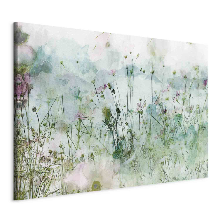 Canvas Art Print On a Green Meadow (1 Part) Wide 138225 additionalImage 2
