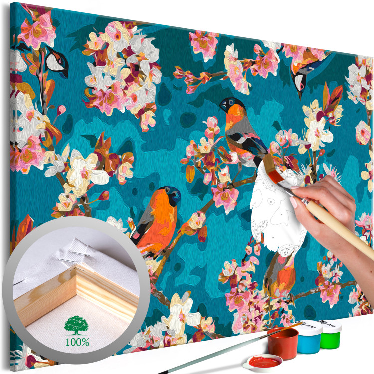 Paint by Number Kit Cherry Blossom and Birds 138425