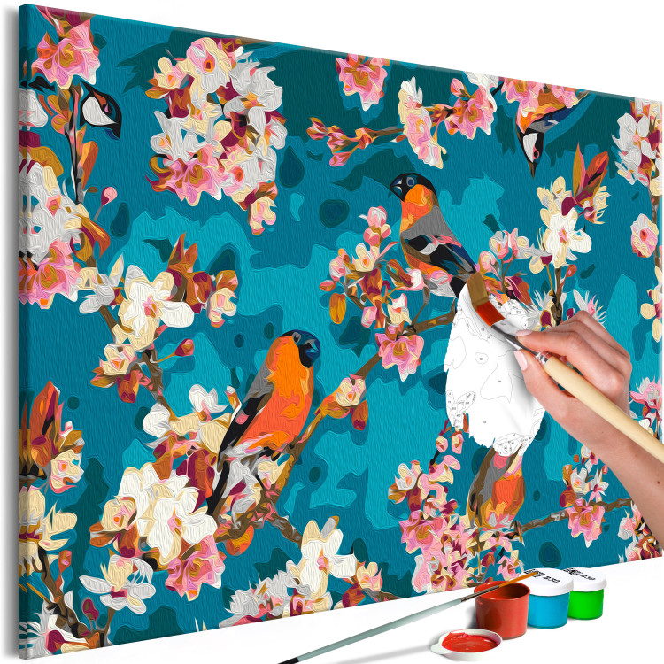 Paint by Number Kit Cherry Blossom and Birds 138425 additionalImage 5
