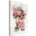 Canvas Peonies in Bloom (1-piece) Vertical - pink flowers and light background 142825 additionalThumb 2