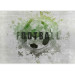 Photo Wallpaper Hobby is football - green motif with a ball and writing in English 143325 additionalThumb 3