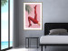Wall Poster Red Tights - Woman Legs, High Heels and Palm Leaf on a Pink Background 144125 additionalThumb 18