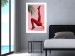 Wall Poster Red Tights - Woman Legs, High Heels and Palm Leaf on a Pink Background 144125 additionalThumb 13