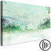 Canvas Art Print Misty Landscape (1-piece) - green landscape overlooking forest and mountains 144725 additionalThumb 6