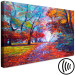 Canvas In the Autumn Park - Painted September Landscape With Colorful Trees 145525 additionalThumb 6