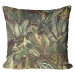 Decorative Microfiber Pillow Tigers among leaves - a composition inspired by the tropical jungle cushions 146925