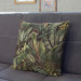 Decorative Microfiber Pillow Tigers among leaves - a composition inspired by the tropical jungle cushions 146925 additionalThumb 2