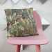 Decorative Microfiber Pillow Tigers among leaves - a composition inspired by the tropical jungle cushions 146925 additionalThumb 3