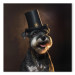 Canvas AI Dog Miniature Schnauzer - Portrait of a Cheerful Animal in a Top Hat - Square 150125 additionalThumb 7