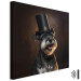 Canvas AI Dog Miniature Schnauzer - Portrait of a Cheerful Animal in a Top Hat - Square 150125 additionalThumb 8
