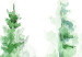 Canvas Print Trees Painted With Watercolor - Spruce Forest in White and Green Colors 151825 additionalThumb 5