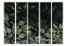 Folding Screen Atmospheric Theme - Plants and Flowers in Dark Colors II [Room Dividers] 152025 additionalThumb 3