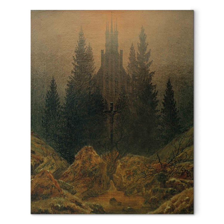 Art Reproduction The cross in the mountains 152325