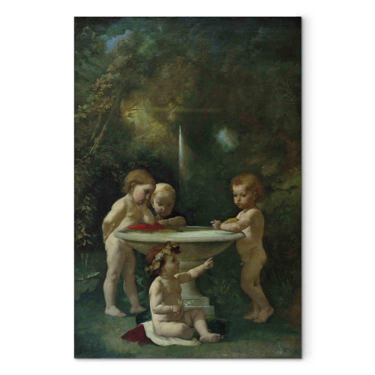 Art Reproduction Kinder am Springbrunnen 152725
