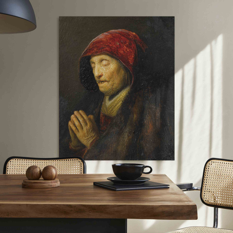 Reproduction Painting Old Woman Praying 157025 additionalImage 3