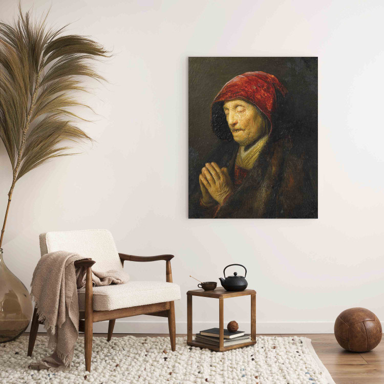 Reproduction Painting Old Woman Praying 157025 additionalImage 5