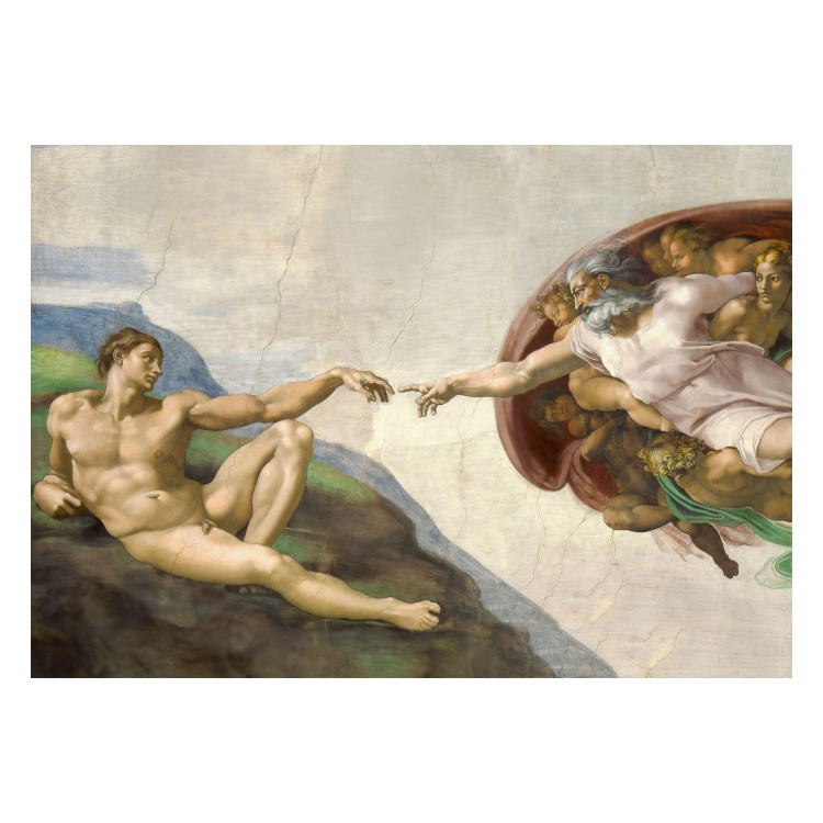 Photo Wallpaper The Creation of Adam - A Classical Painting Composition for the Ceiling 159925 additionalImage 1