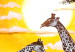 Canvas Print Giraffes by the waterspring 49225 additionalThumb 2