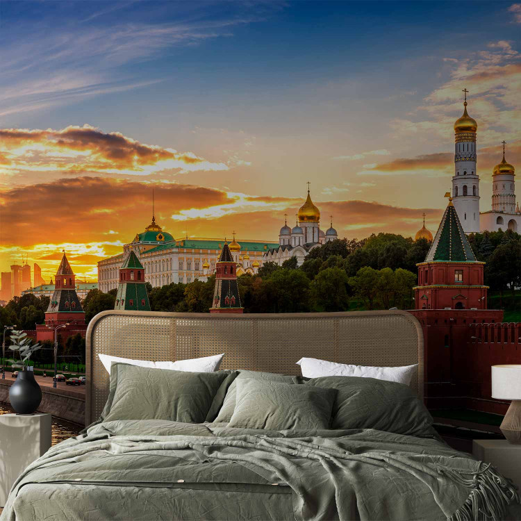 Wall Mural Kremlin Russia - panorama of historic architecture at sunset 95025 additionalImage 2