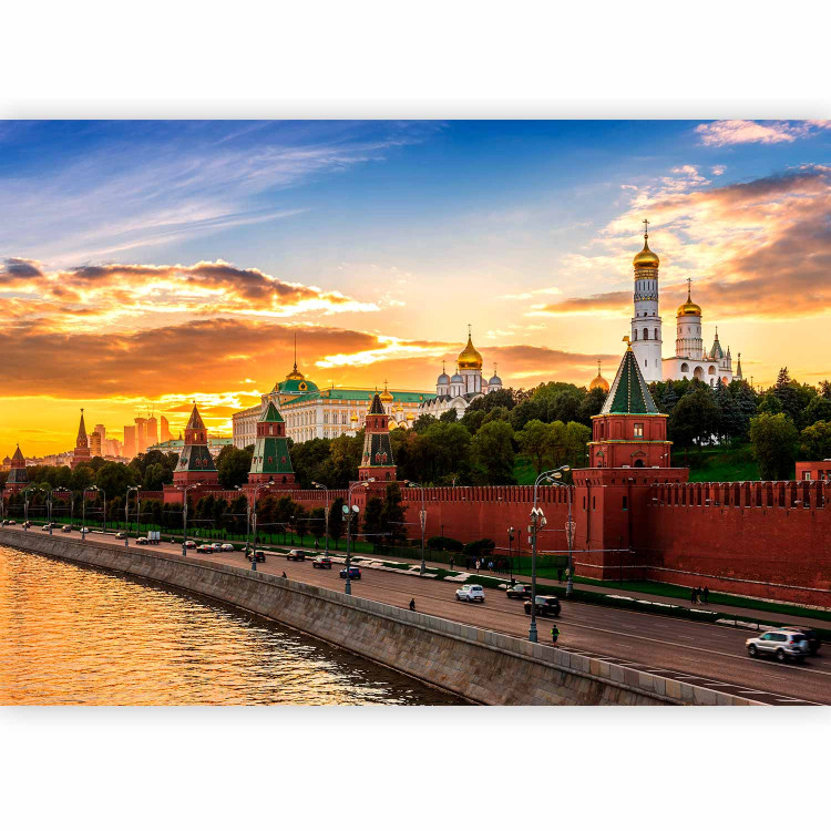 Wall Mural Kremlin Russia - panorama of historic architecture at sunset 95025 additionalImage 1
