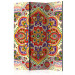 Room Divider Uncommon Exoticism - colorful mandala in bright oriental motif 97925