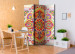 Room Divider Uncommon Exoticism - colorful mandala in bright oriental motif 97925 additionalThumb 2