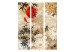 Room Divider Fish Dance - beige texture with oriental motif of fish and flowers 98225 additionalThumb 3