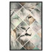 Poster Lion on the Chessboard - wild cat in a colorful geometric abstraction 114435 additionalThumb 15