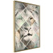 Poster Lion on the Chessboard - wild cat in a colorful geometric abstraction 114435 additionalThumb 12
