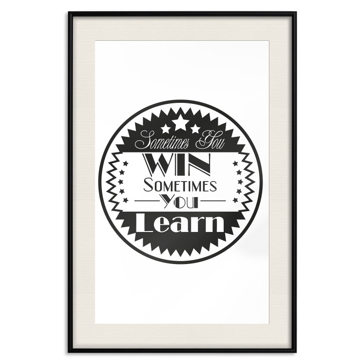 Poster Sometimes You Win Sometimes You Learn - life message texts 114735 additionalImage 18