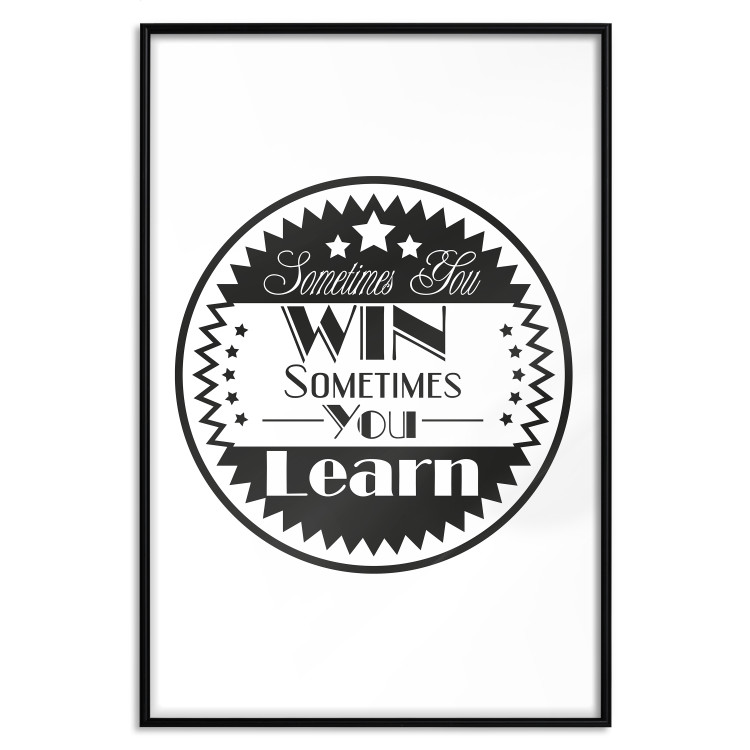 Poster Sometimes You Win Sometimes You Learn - life message texts 114735 additionalImage 24