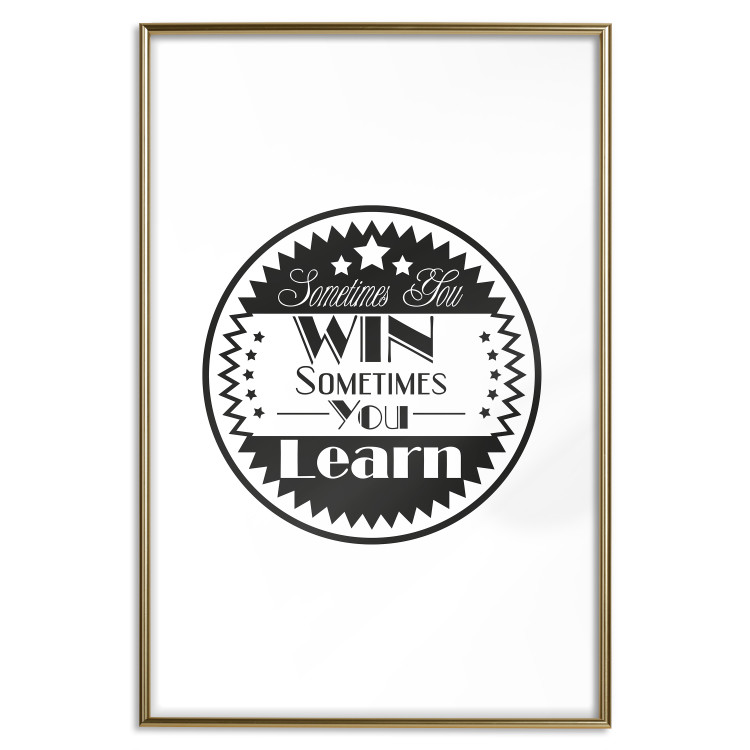 Poster Sometimes You Win Sometimes You Learn - life message texts 114735 additionalImage 16