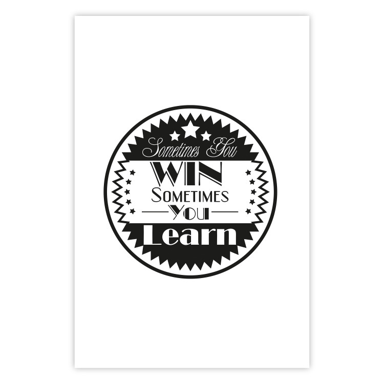 Poster Sometimes You Win Sometimes You Learn - life message texts 114735 additionalImage 25