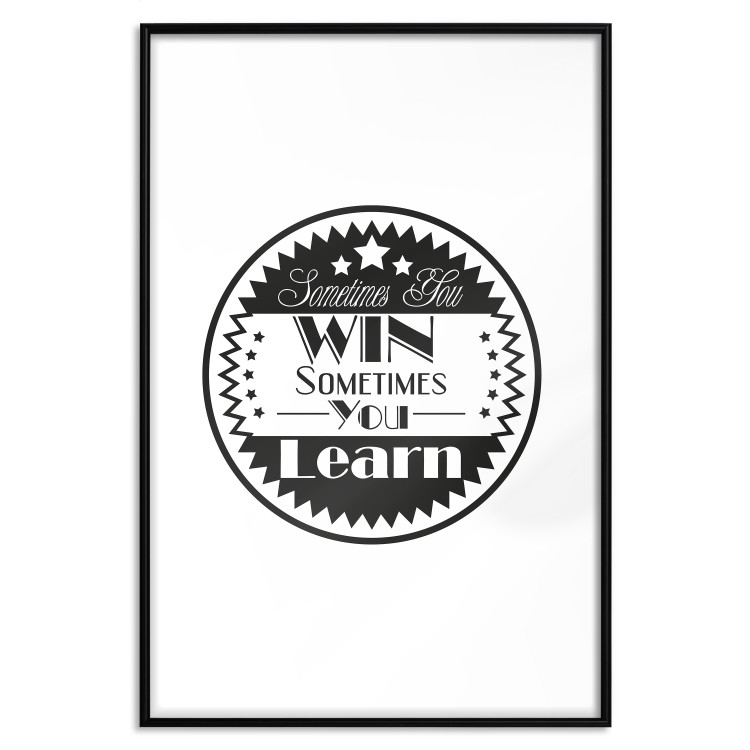 Poster Sometimes You Win Sometimes You Learn - life message texts 114735 additionalImage 15