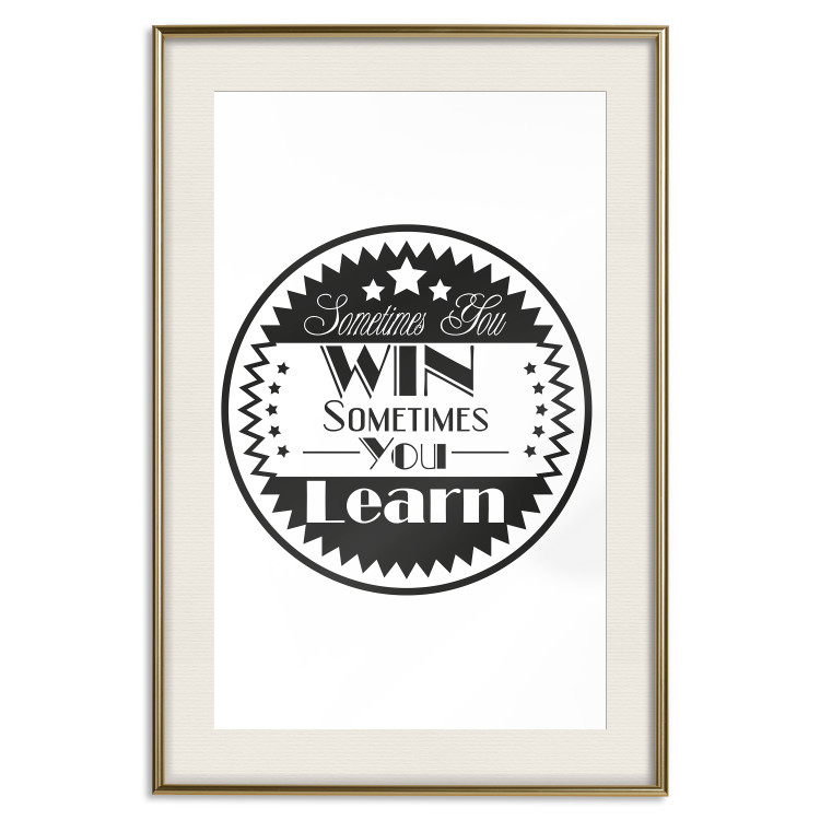 Poster Sometimes You Win Sometimes You Learn - life message texts 114735 additionalImage 19