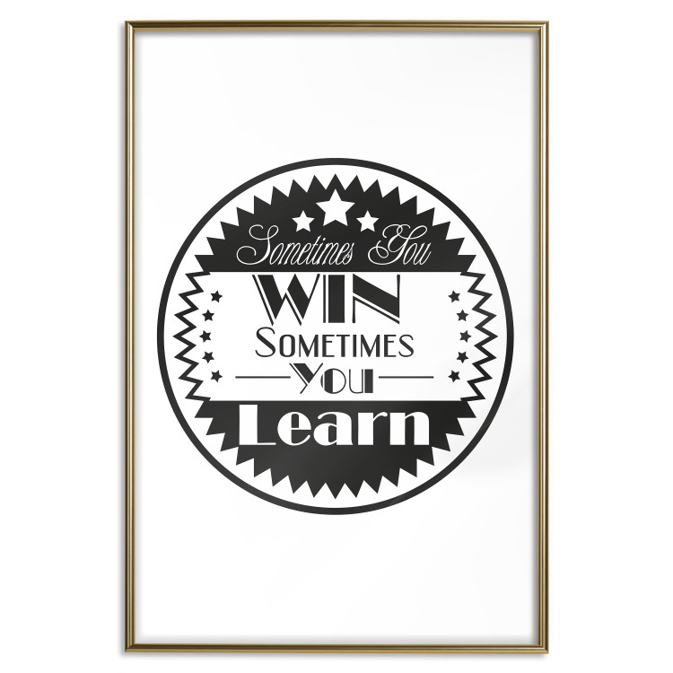 Poster Sometimes You Win Sometimes You Learn - life message texts 114735 additionalImage 20