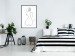 Poster Female Shapes - minimalist black and white line art with a woman 115235 additionalThumb 6