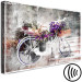 Canvas Flowery Street (1-part) - Bicycle in Shabby Chic Style Under Stairs 116435 additionalThumb 6