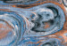 Canvas Abstract beach - artistic waves joining the sand 117735 additionalThumb 5