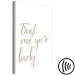 Canvas Art Print Trust me you're lovely - a sign in English on a white background 117835 additionalThumb 6