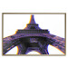 Wall Poster Architectural Hypnosis - purple Eiffel Tower from a frog's perspective 117935 additionalThumb 20