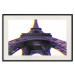 Wall Poster Architectural Hypnosis - purple Eiffel Tower from a frog's perspective 117935 additionalThumb 19