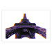Wall Poster Architectural Hypnosis - purple Eiffel Tower from a frog's perspective 117935 additionalThumb 26
