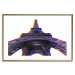 Wall Poster Architectural Hypnosis - purple Eiffel Tower from a frog's perspective 117935 additionalThumb 17