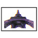 Wall Poster Architectural Hypnosis - purple Eiffel Tower from a frog's perspective 117935 additionalThumb 18
