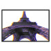Wall Poster Architectural Hypnosis - purple Eiffel Tower from a frog's perspective 117935 additionalThumb 25