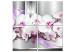 Canvas Print Orchid - 4-part, modern composition of an elegant plant 118435